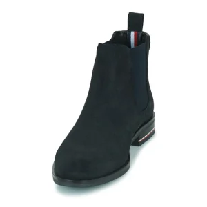 site officiel Tommy Hilfiger – Signature Hilfiger Suede Chelsea Marine 12