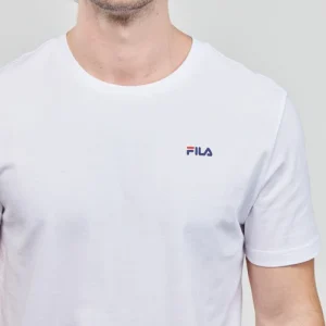 en ligne Vêtements Homme Fila – BROD TEE PACK X2 Marine / Blanc 15